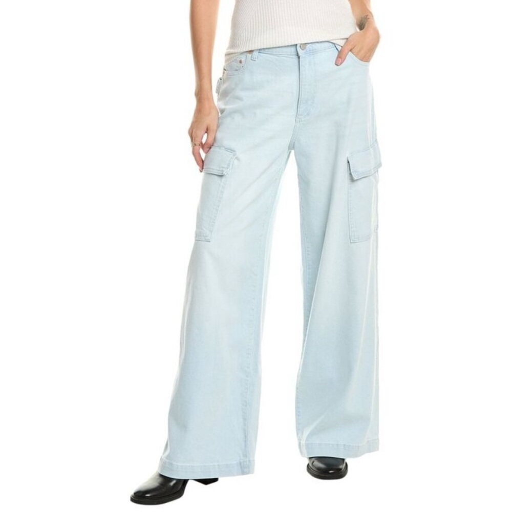Dl1961‎ Womens Zoie Relaxed Vintage Poolside Cargo Wide Leg Jean.